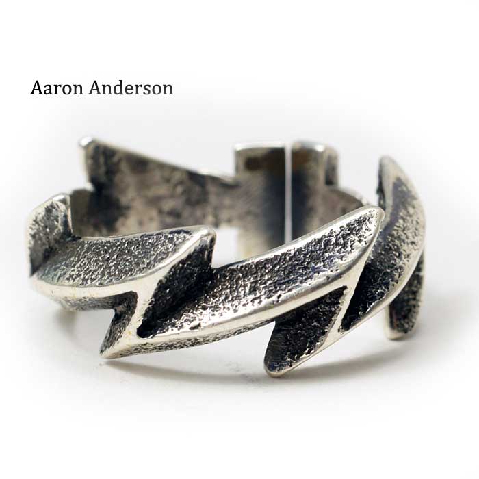 楽天市場】Aaron Anderson Lightning Ring アーロンアンダーソン