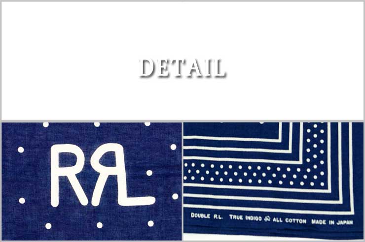 楽天市場】RRL ラルフローレン ダブルアールエル インディゴ ドット