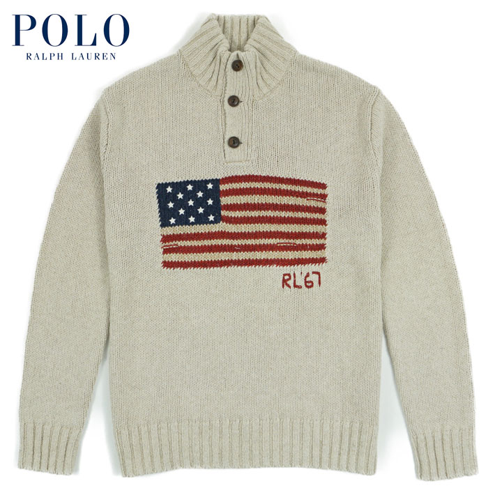 楽天市場】ラルフローレン POLO Ralph Lauren モックネック 星条旗