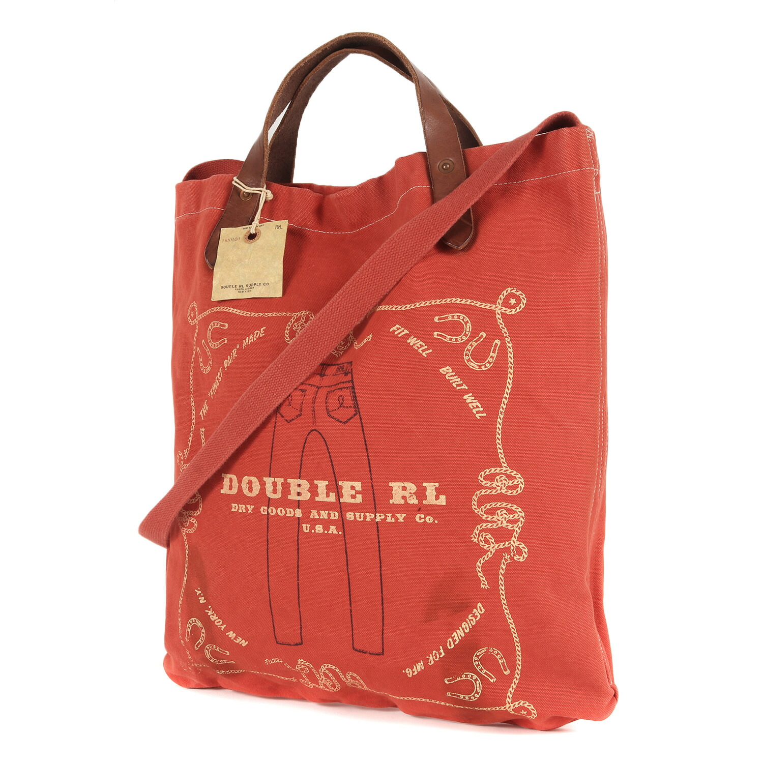 楽天市場】RRL ダブルアールエル バッグ レザー ハンドル キャンバス