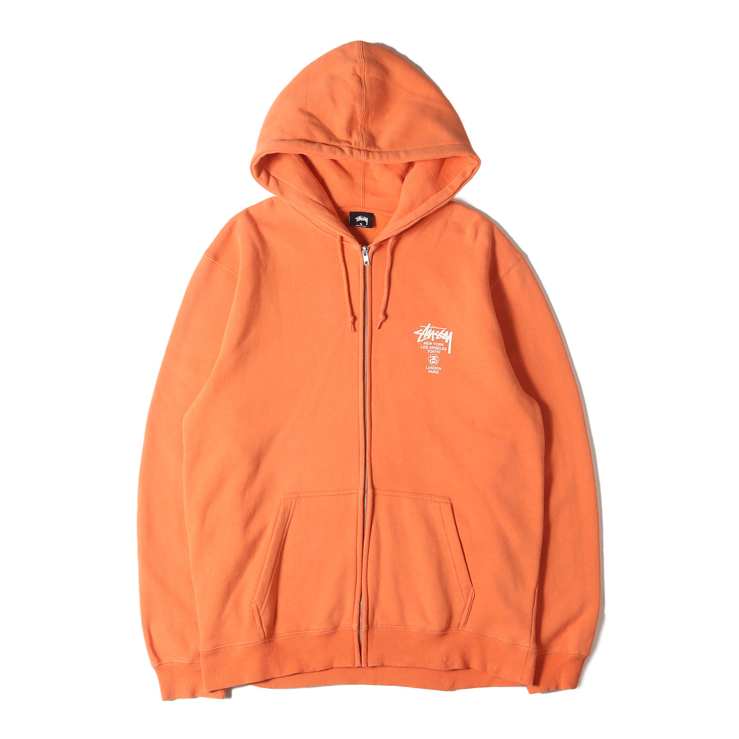 楽天市場】STUSSY ステューシー パーカー サイズ:XL ワールドツアー