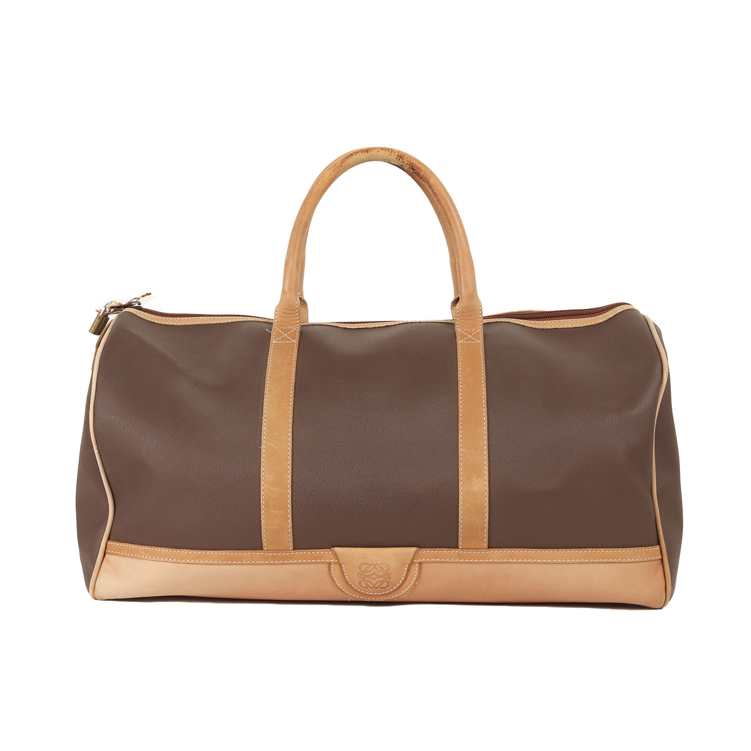 楽天市場】LOEWE ロエベ バッグ / 90s レザーコンビ PVC ボストン