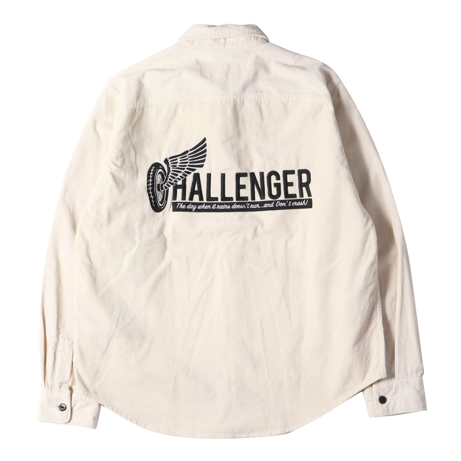 楽天市場】CHALLENGER チャレンジャー シャ ロゴ 刺繍 コーデュロイ