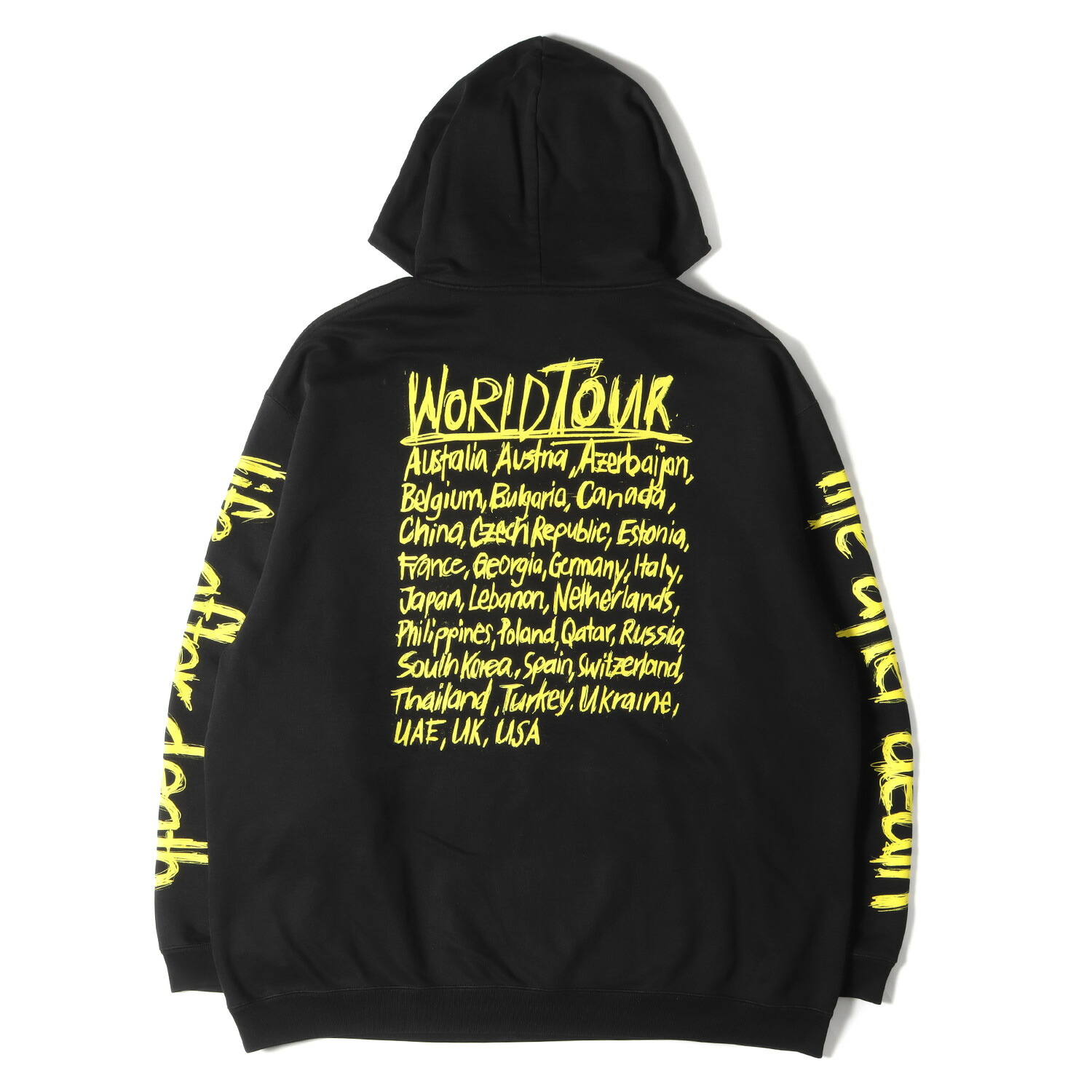 楽天市場】VETEMENTS ヴェトモン パーカー サイズ:XL ワールドツアー