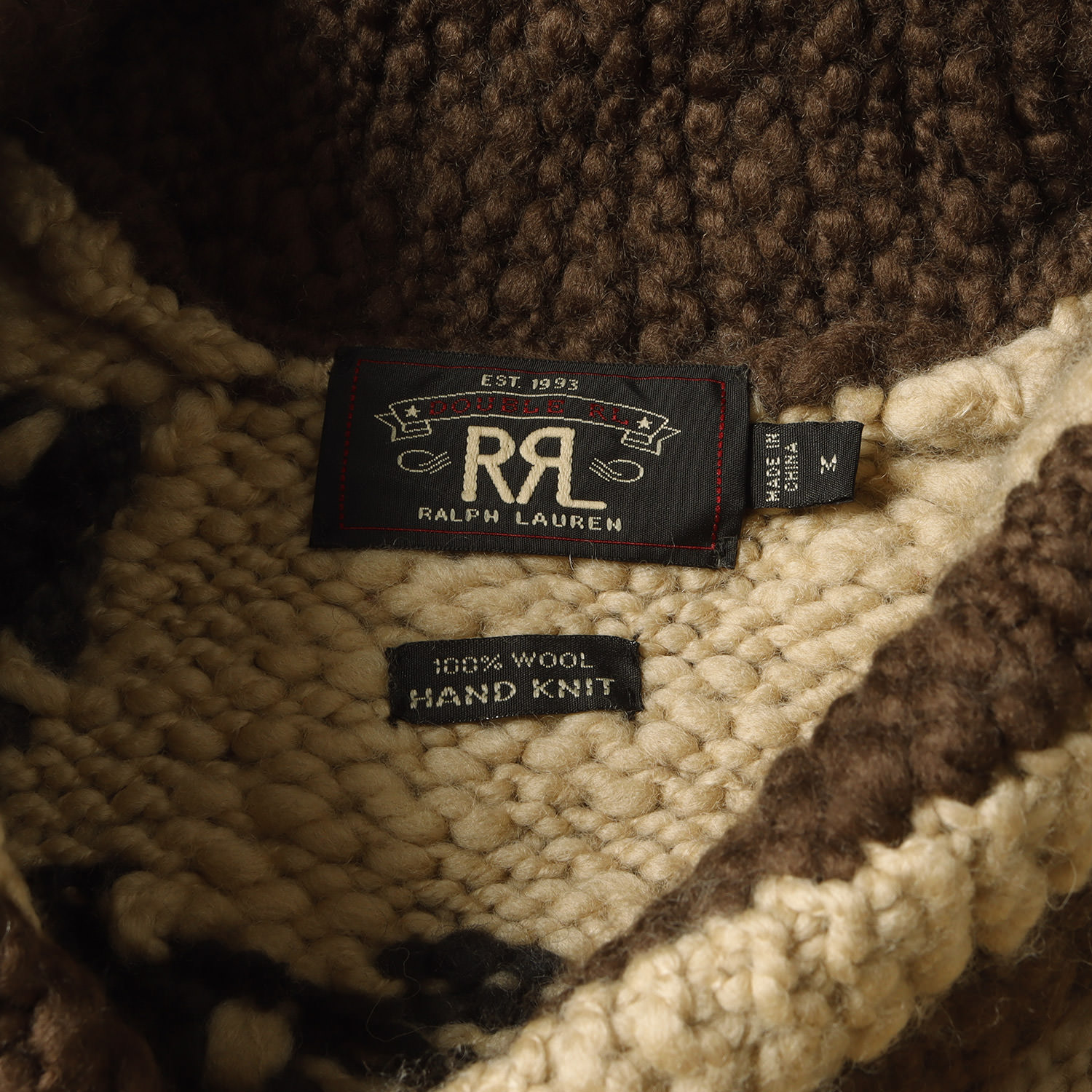 楽天市場】RRL ダブルアールエル サイズ:M ロデオ ハンドニット
