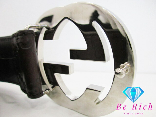 楽天市場】美品 グッチ GUCCI メンズ ベルト 114984 インター