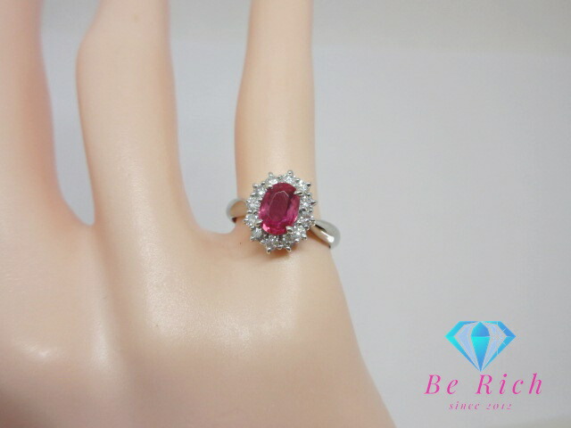 楽天市場】ジュエリー マキ Pt850 プラチナ ピンク サファイア 0.87ct