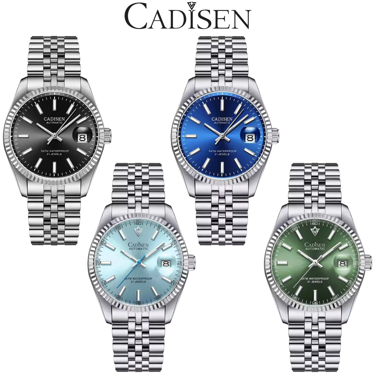 楽天市場】CADISEN カディセン C8053 メンズ腕時計 日本製MIYOTA自動