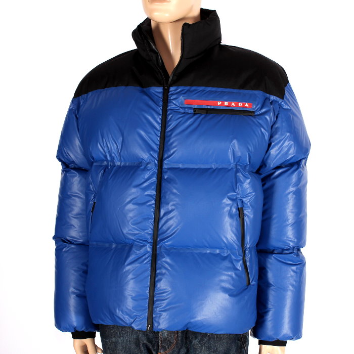 楽天市場】PRADA プラダ ダウンジャケット SGX257 1T2Y F0ZVE ブルー