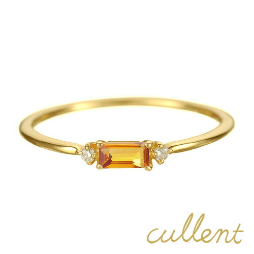 楽天市場】K18シトリン リング classico シトリン リング 指輪 K18 18