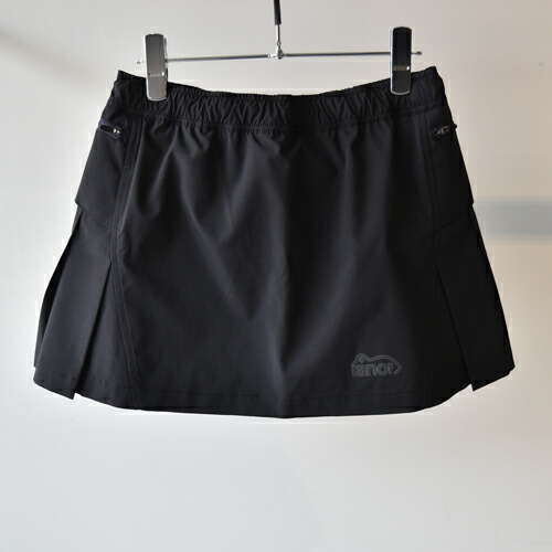 楽天市場】ranor (ラナー) PLEATS SKIRT (WITH INNER) BLK ブラック