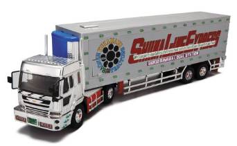 楽天市場】1/32 R/Cデコトラ 椎名急送由加丸 (パネルトレーラー） 青島