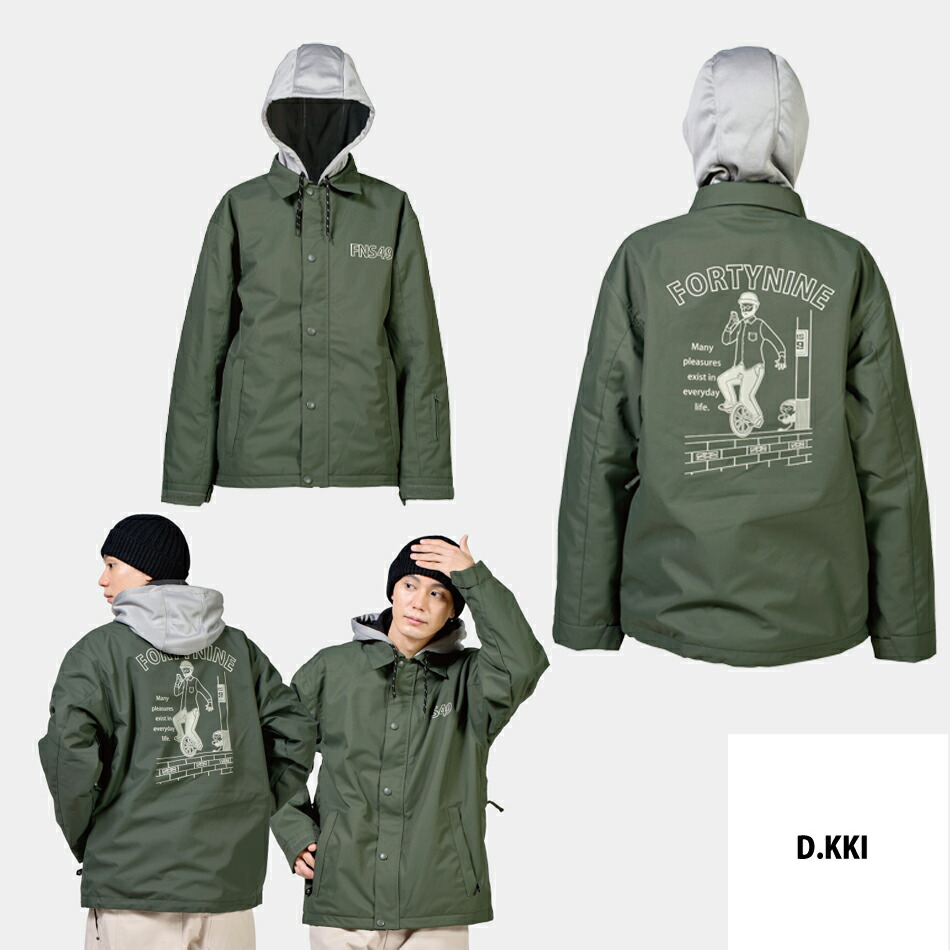 楽天市場】FNS49 スノボウェア ウェア ジャケット COACH JACKET メンズ