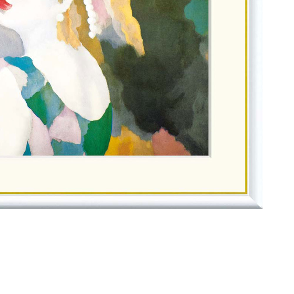 楽天市場】マリー・ローランサン「バラの女」F8号（額外寸61x50cm