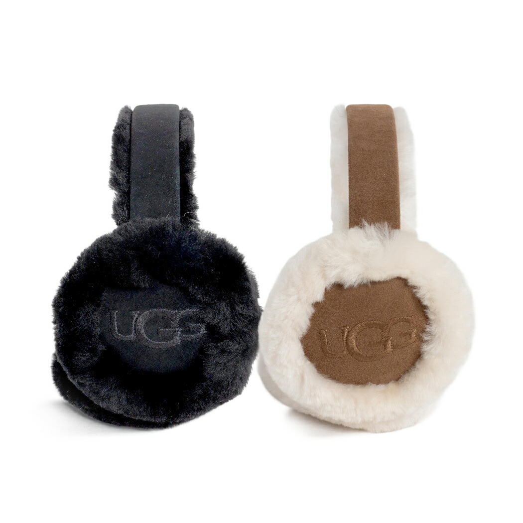 楽天市場】UGG Sheepskin Embroidery Earmuff CHESTNUT アグ シープ