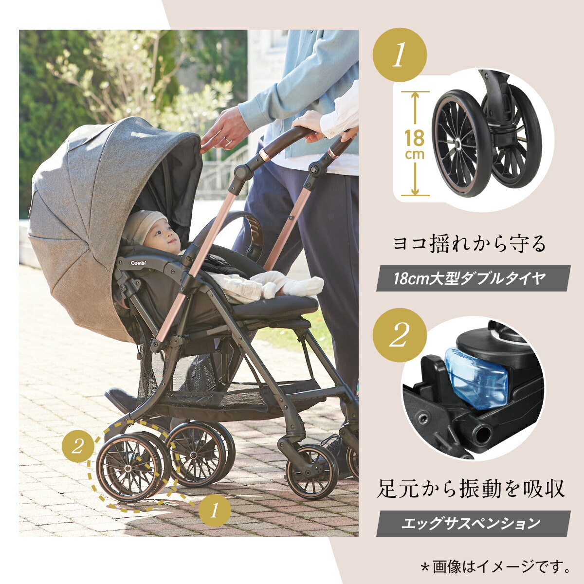 楽天市場】＼レビュー特典対象／【公式】コンビ Combi ベビーカー a型