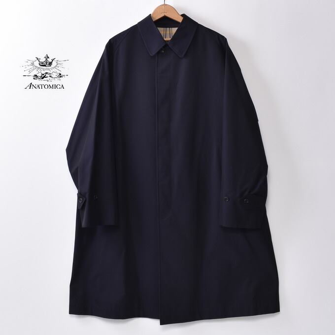 楽天市場】ANATOMICA / SINGLE RAGLAN COAT / GABARDINE / NAVY