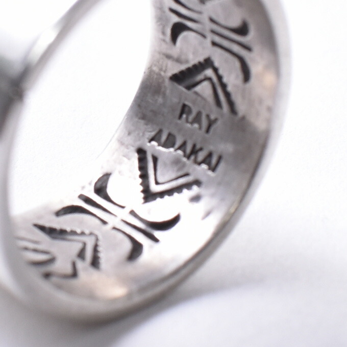 楽天市場】RAY ADAKAI / Double Stamp Ring Plane / Navajo