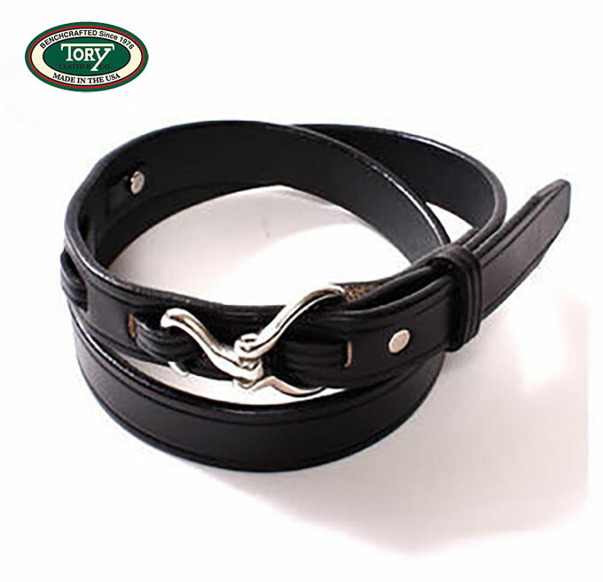 楽天市場】Tory Leather / 1” Bridle Leather Mini Hook Buckle Belt