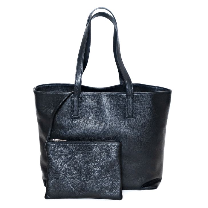 楽天市場】トートバッグ 本革 肩掛け A4 シュリンクレザー ミニポーチ