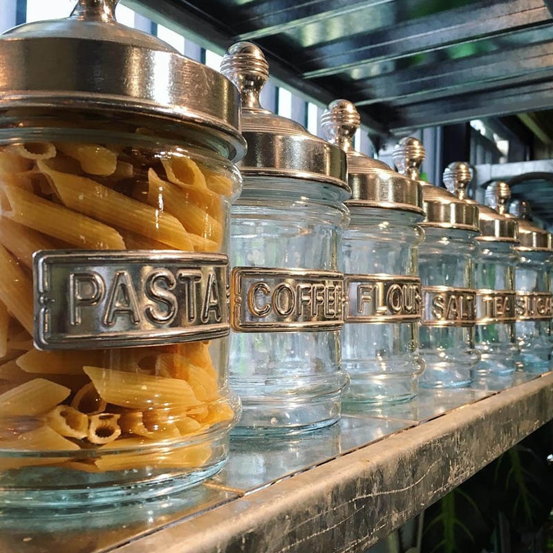 楽天市場】Dulton 100-030 Glass canister ダルトングラスキャニスター