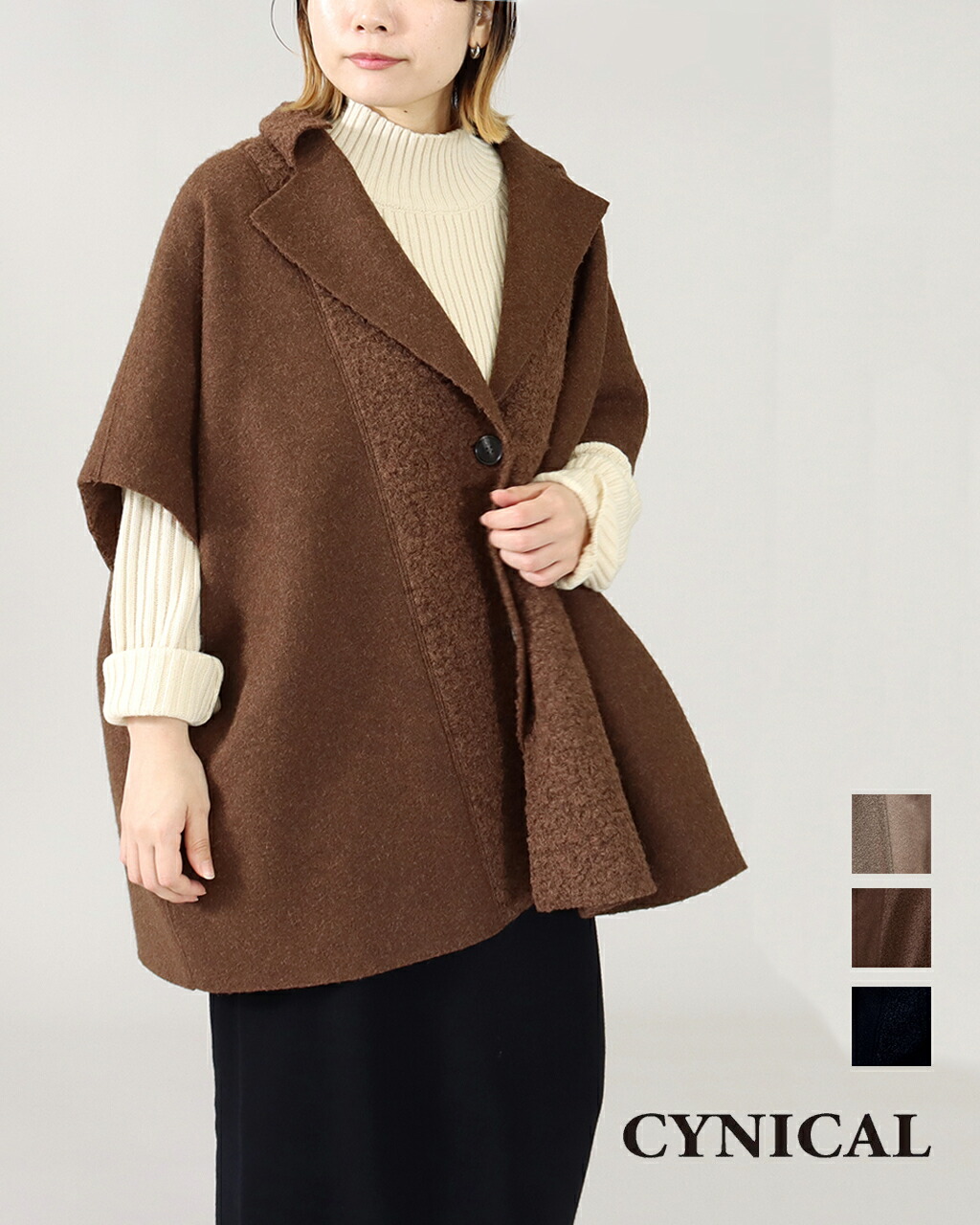 楽天市場】【50%off スーパーSALE】CYNICAL シニカル 2way ボア