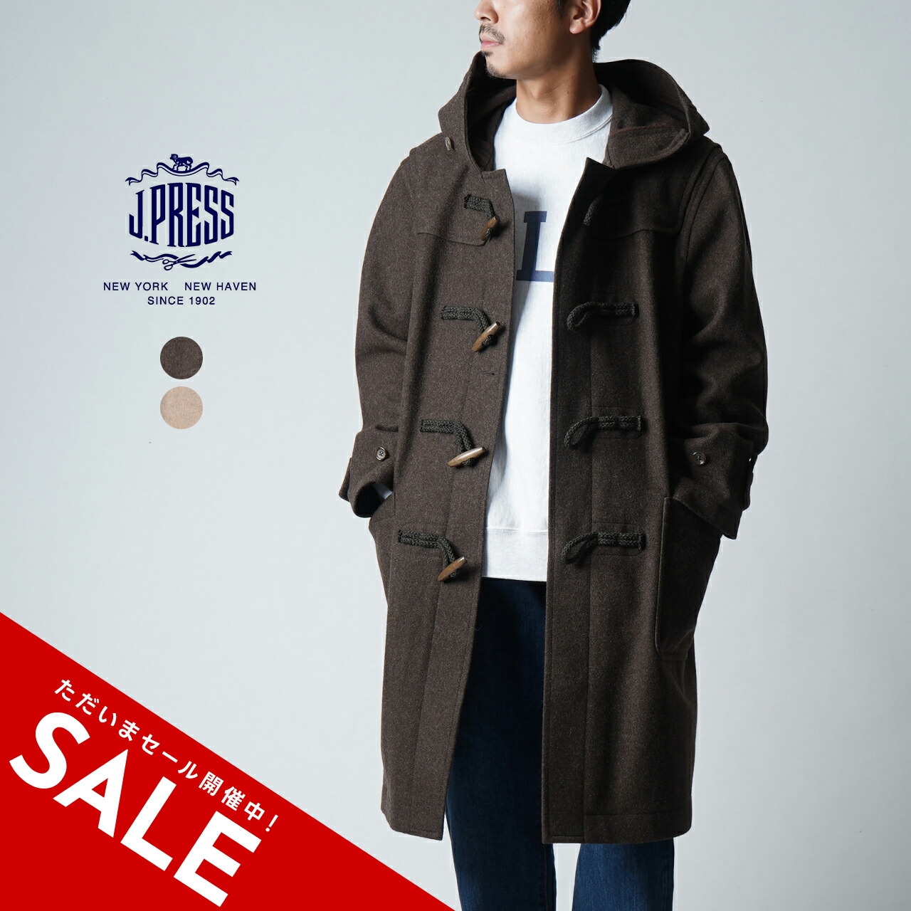楽天市場】【アウトレット！60%OFF】Jプレス J.PRESS ダッフル コート