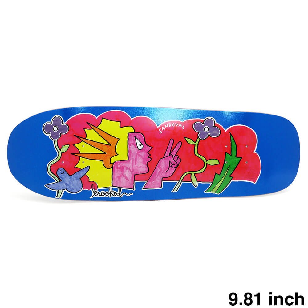 楽天市場】KROOKED DECK クルキッド デッキ RONNIE SANDOVAL PEACE