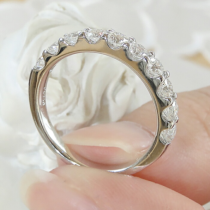 楽天市場】H&C pt950 ハートアンドキューピッド 1.0ct テン