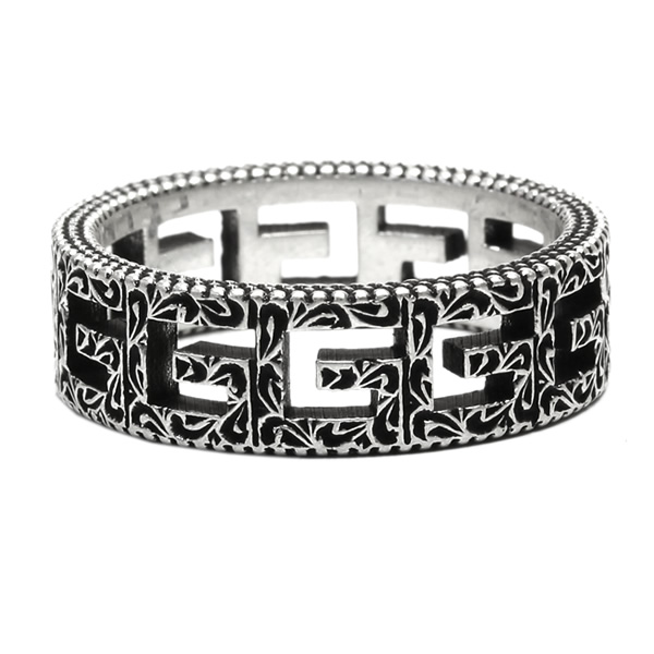 楽天市場】【マラソンセール】GUCCI グッチ リング 指輪 シルバー