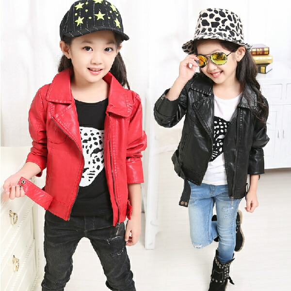 楽天市場】☆[送料無料] キッズ レザージャケット ライダース フェイク