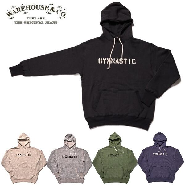 楽天市場】WAREHOUSE Lot.450 GYMNASTICステンシルプリント2本針フード