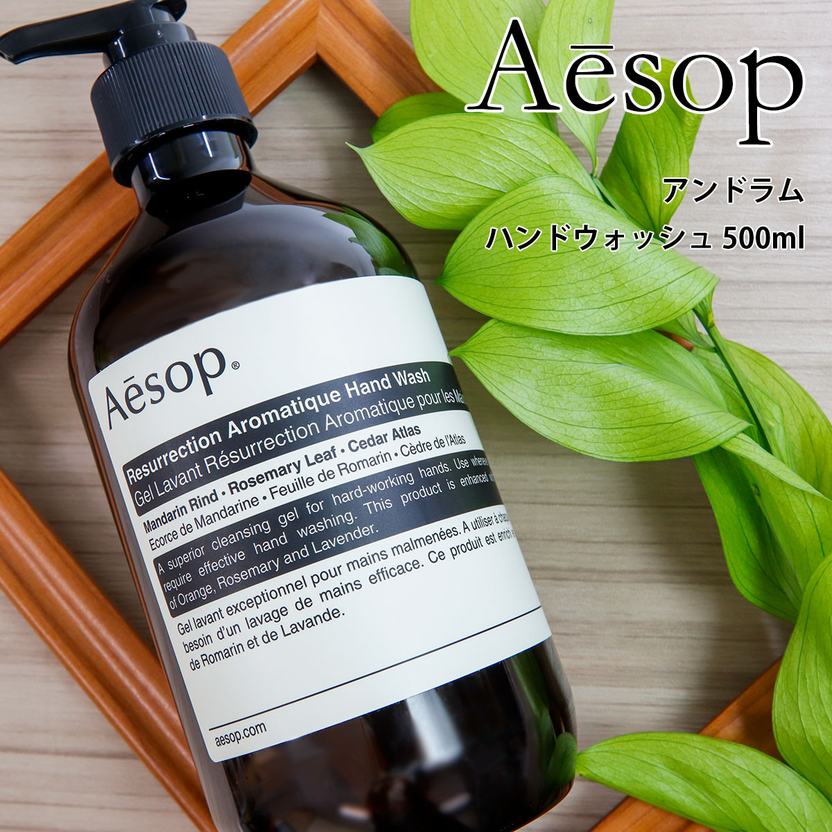 Aesop アンドラム アロマティック ハンドウォッシュ 500ml (ハンド