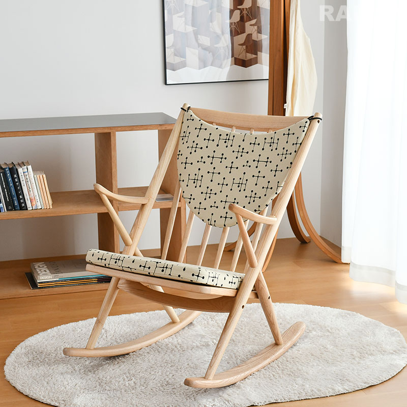 楽天市場】グリーンホルト フランクス ロッキング チェア ドット 完成