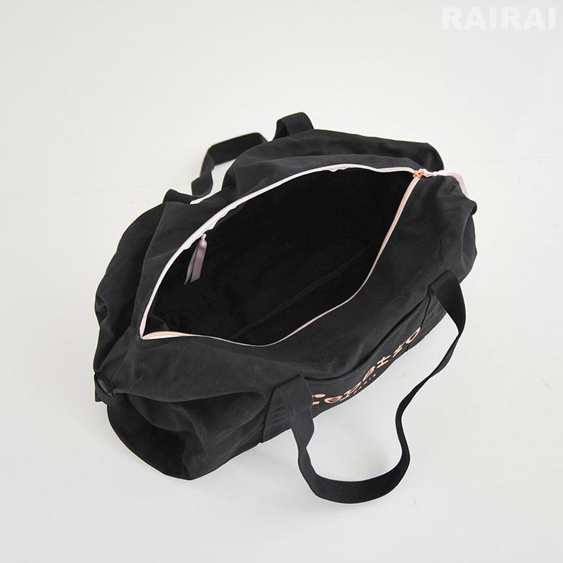 楽天市場】レペット ダッフルバッグ L コットン ブラック 黒 repetto