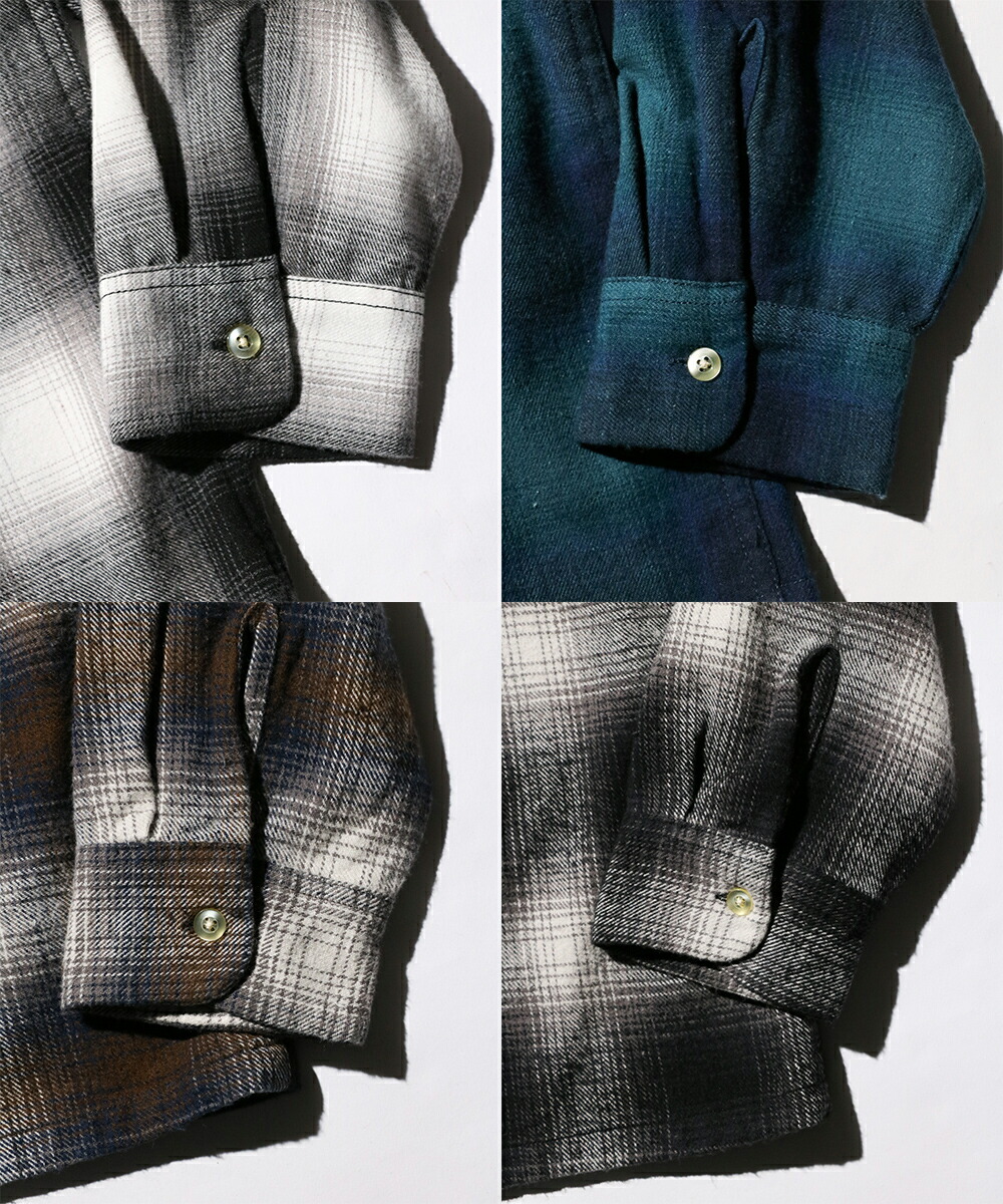 楽天市場】【TOWNCRAFT / タウンクラフト】60S LOOP COLLAR NEL OMBRE