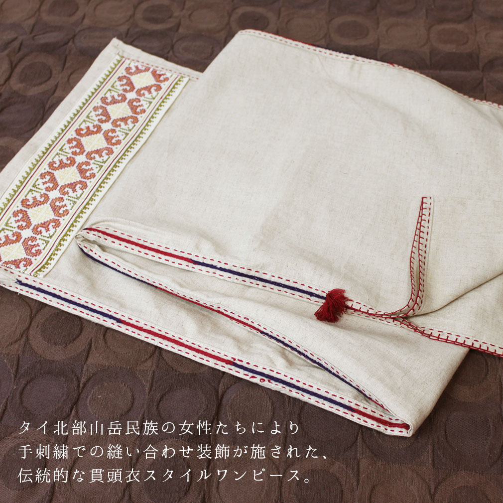 楽天市場】【楽天スーパーSALE 20%OFF】貫頭衣ワンピース リネン