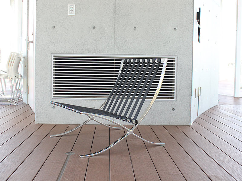 楽天市場】【在庫あり】本革 ミース・ファン・デル・ローエ バルセロナ