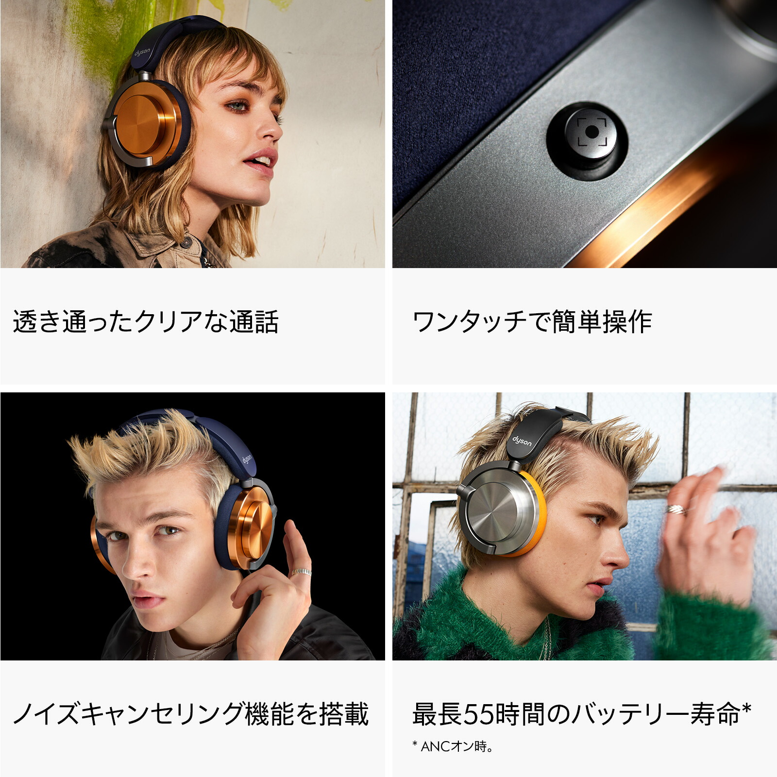 楽天市場】【期間限定P11倍】 Dyson OnTrac ヘッドホン WP02 Dlr/G ROW