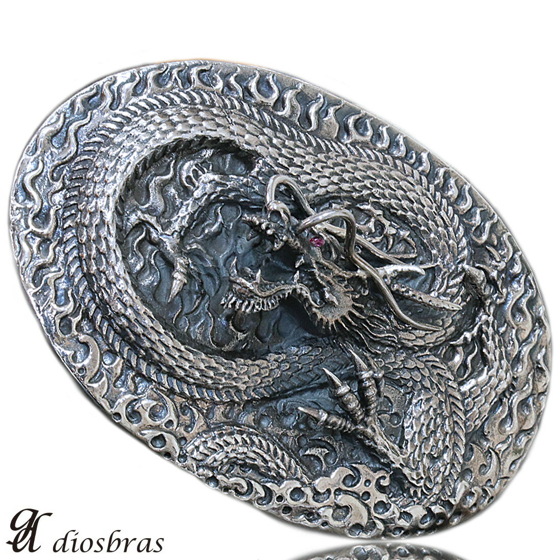 楽天市場】シルバーバックル シルバーアクセサリー イーグル ドラゴン