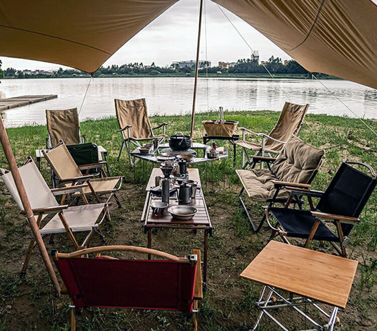 楽天市場】キャンプテーブル フォールディング アルミローテーブル