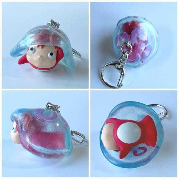 楽天市場】ジブリ グッズ 崖の上のポニョ キーホルダー クラゲポニョ