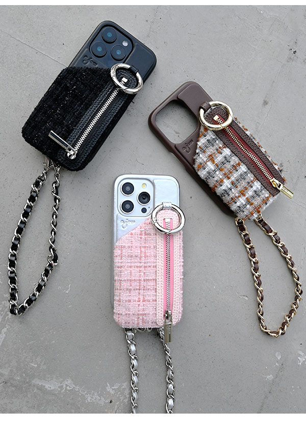 楽天市場】【即納】【iPhone対応】 エジュー ajew tweed cadenas