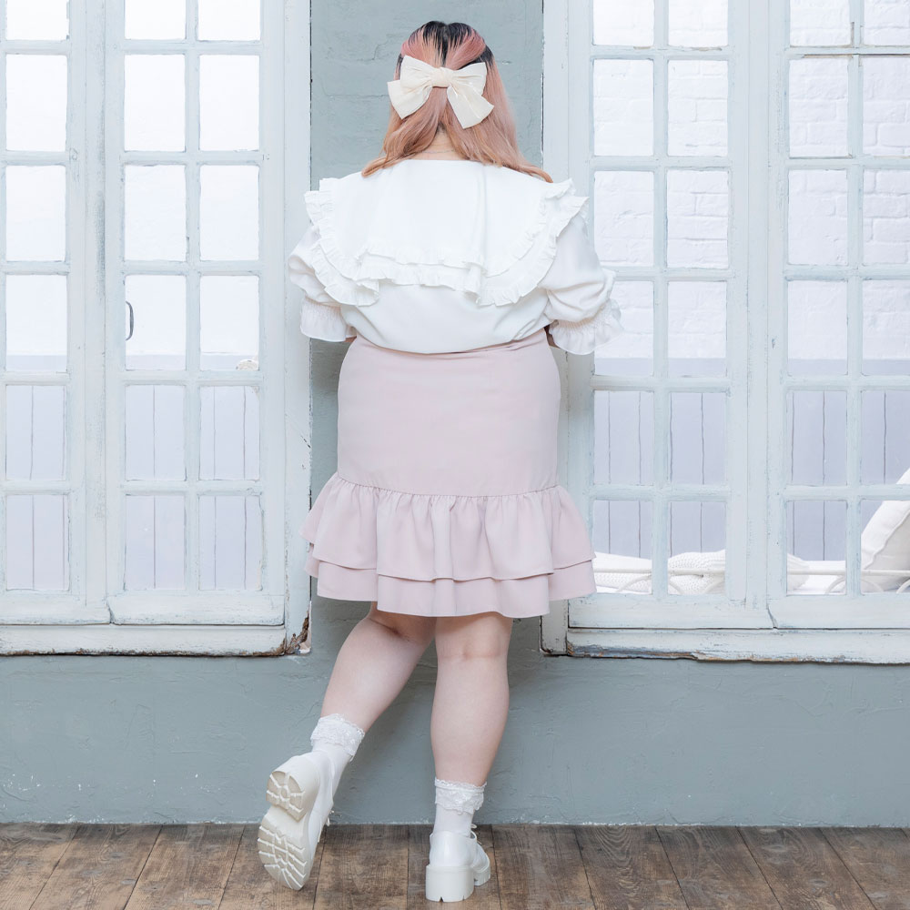 楽天市場】【SALE】二段フリルスカート : 夢展望 YUMETENBO