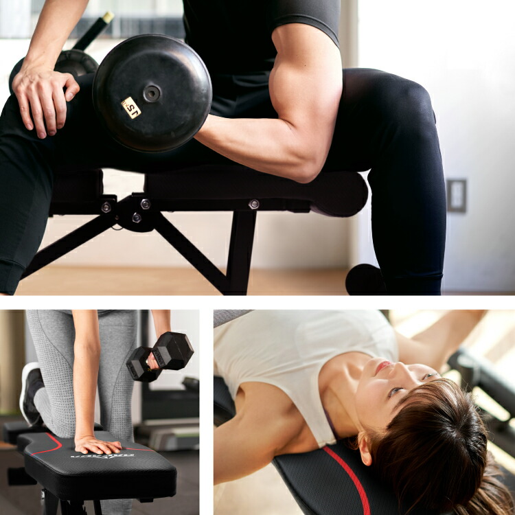 直接引渡し可】フラットベンチ トレーニングベンチ ベンチプレス 黒