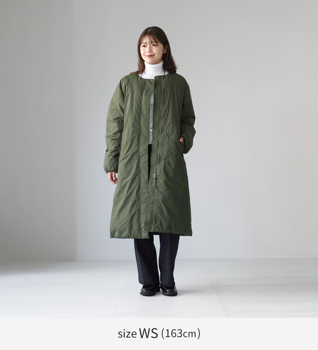 楽天市場】NANGA（ナンガ） ノーカラー ダウンコート / レディース