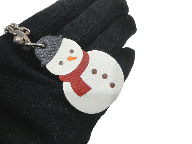 楽天市場】［PR］【極美品】HERMES エルメス キーホルダー スノーマン