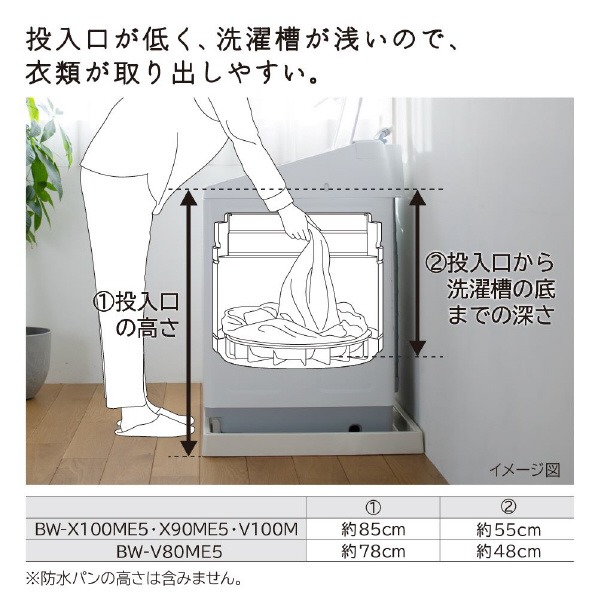 楽天市場】日立 8.0kgインバーター全自動洗濯機 ビートウォッシュ BW
