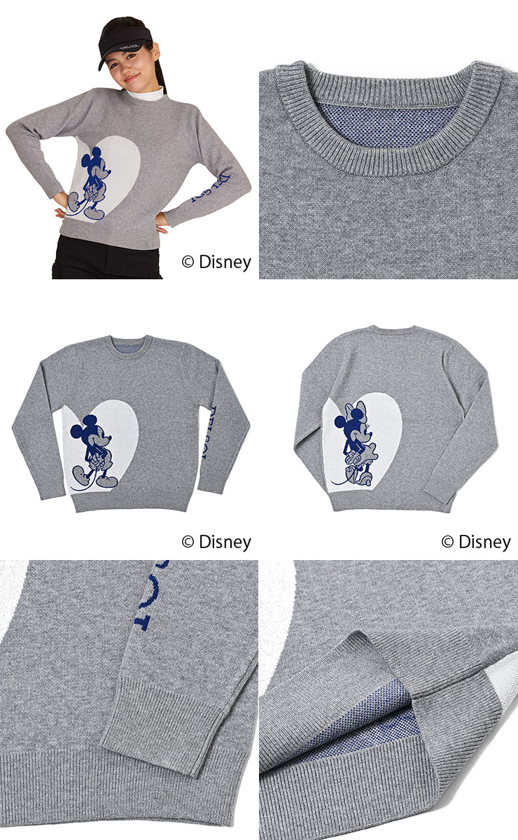 楽天市場】7853 DELSOL GOLF限定 ミッキー＆ミニー ハートモチーフ