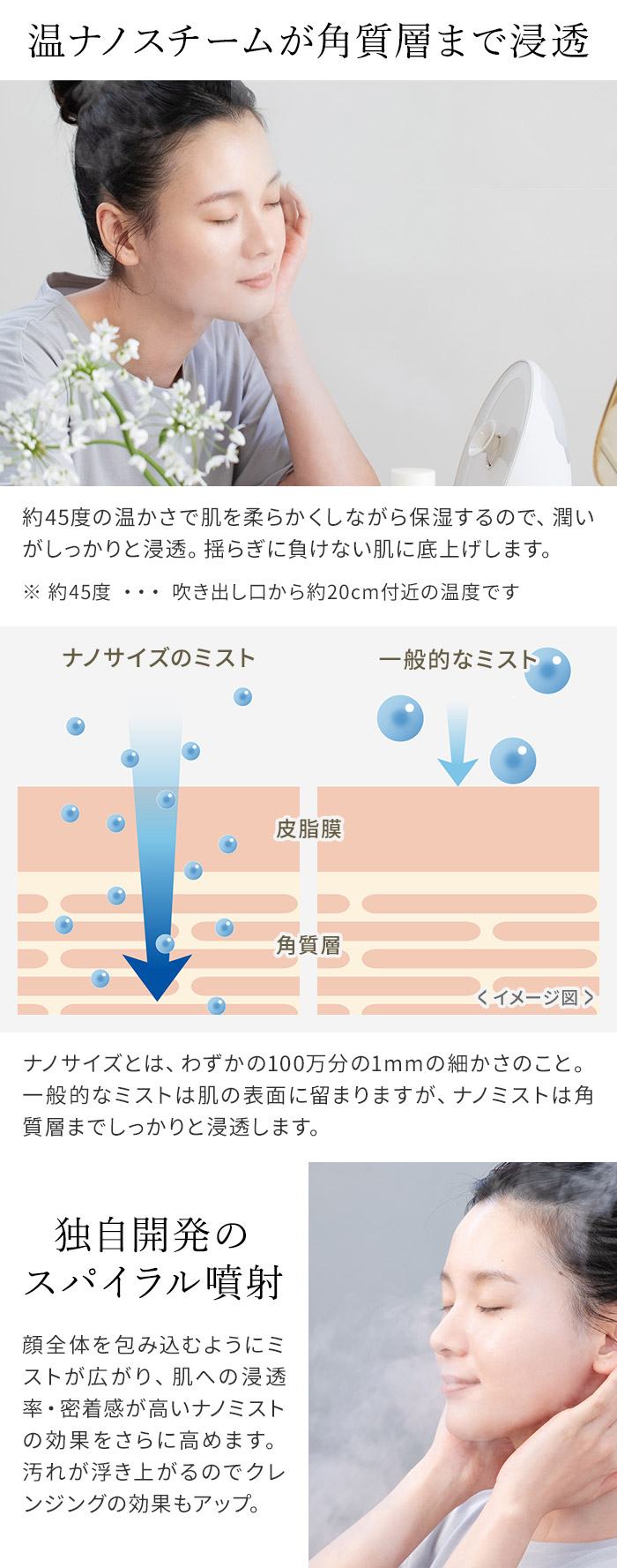 楽天市場】スチーマー 美顔器 【特典付き】 フェイススチーマー 保湿